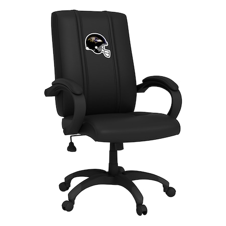 Dreamseat Office Chair 1000 with Baltimore Ravens Helmet Logo XZOC1000-PSNFL20012